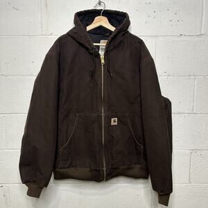 Carhartt Brown Hooded Jacket